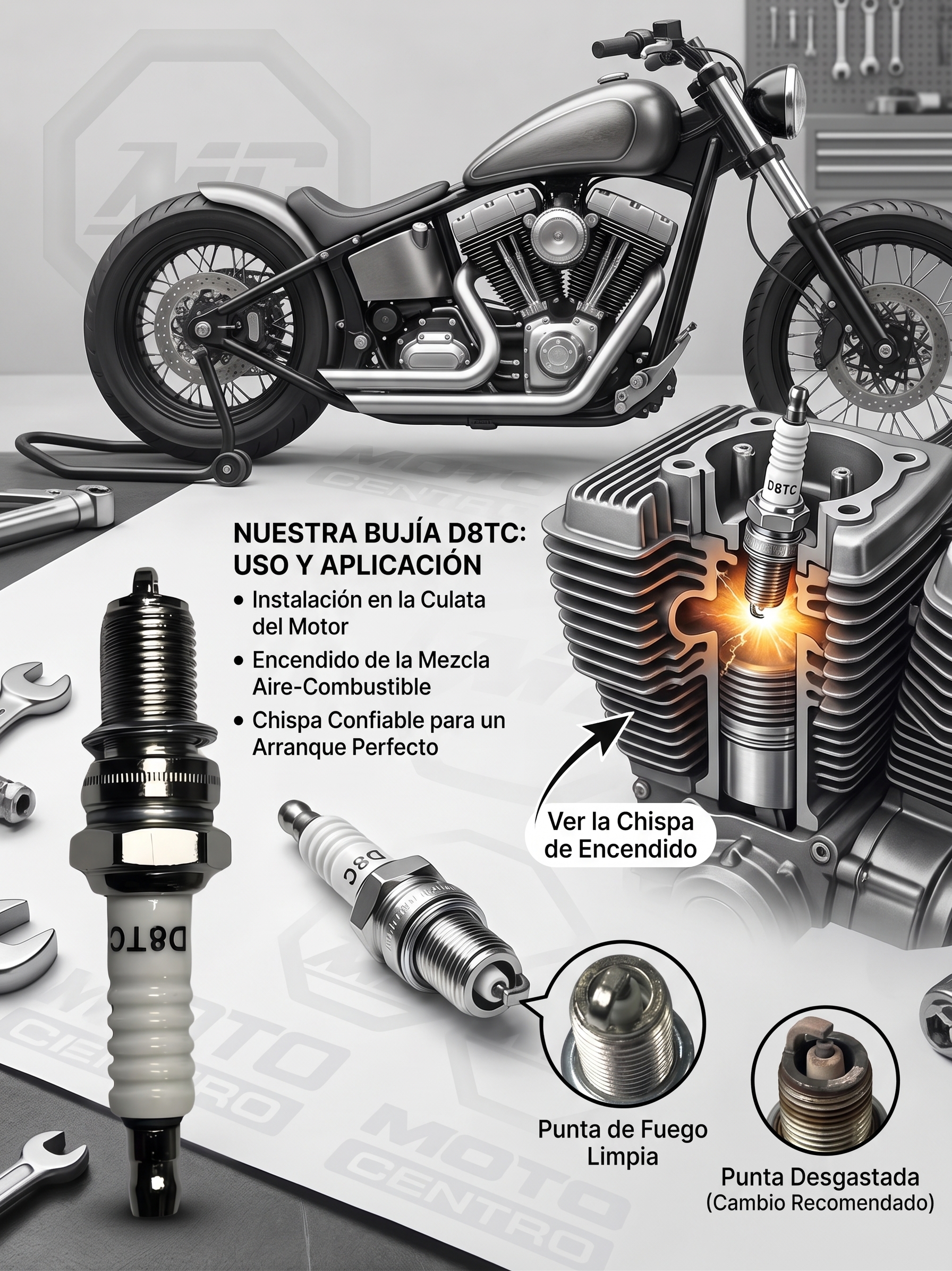 BUJIA CG-150 1X10 - Imagen 2